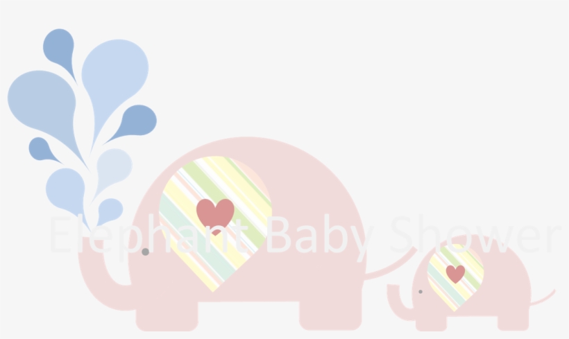Elephant Baby Shower Invites Image, transparent png #7162114