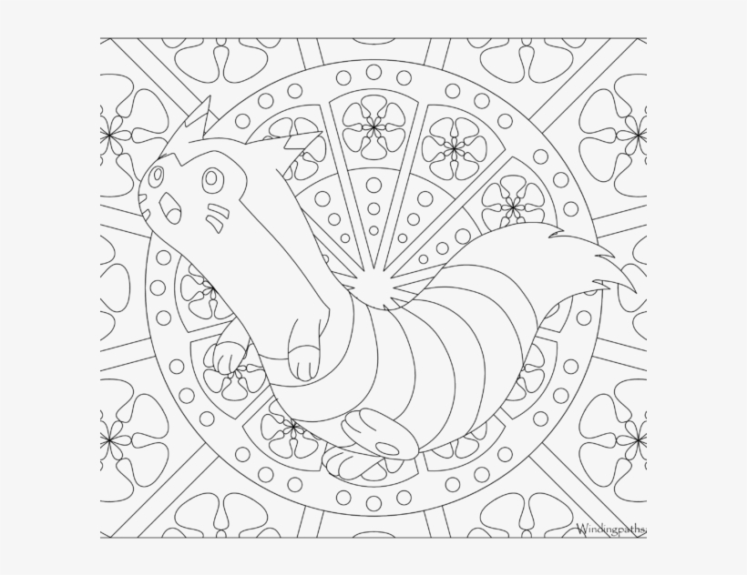 Adult Pokemon Coloring Page Furret, transparent png #7163287