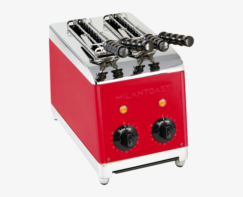 Toaster With Tongs Red, transparent png #7164307