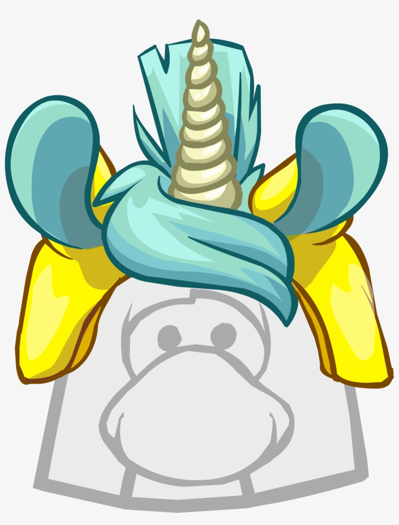 Unicorn Puffle Cap Icon, transparent png #7164970