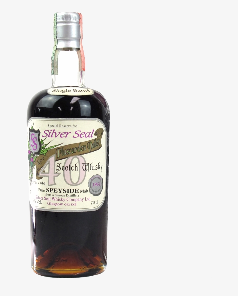 Pluscarden Valley 1961/2001 Silver Seal 40 Year Old, transparent png #7166043