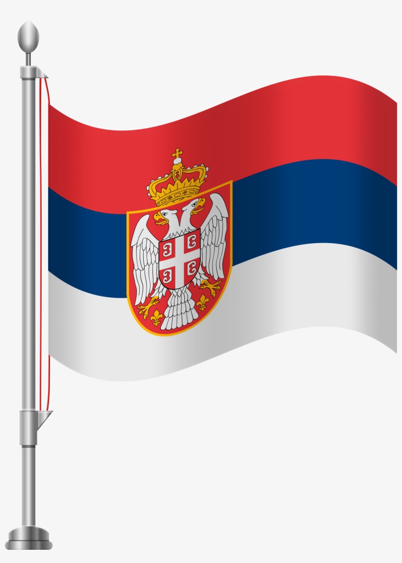 Serbia Flag Png Clip Art, transparent png #7166836