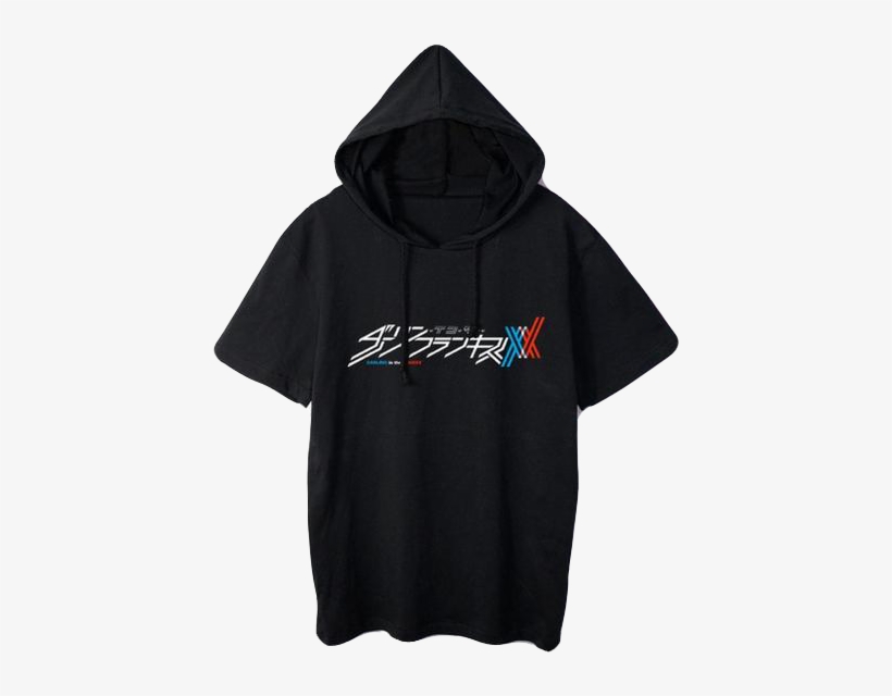 Darling In The Franxx Logo Hooded Shirt, transparent png #7169142