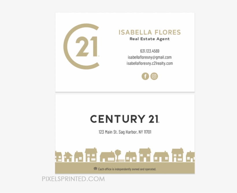 New Century 21 Logo Cards, Century 21 Business Cards,, transparent png #7170087