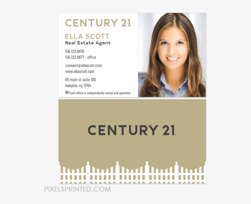 New Century 21 Logo Cards, Century 21 Business Cards,, transparent png #7170327