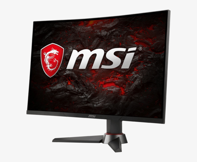 While The Mpg27c Houses A 1080p Display, The Mpg27cq, transparent png #7170539