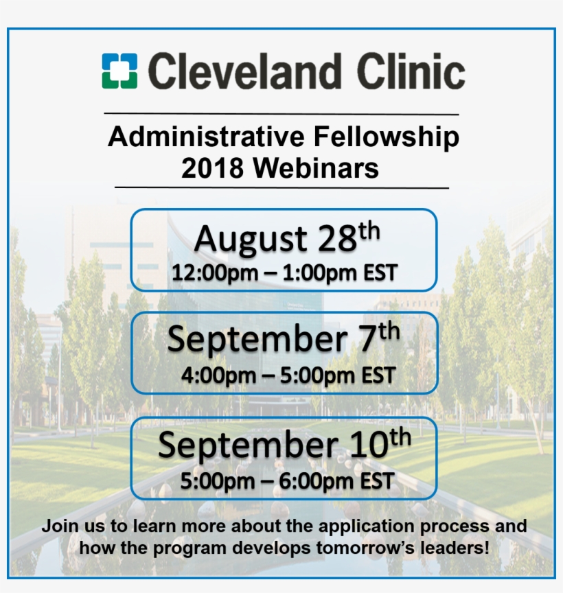 Cleveland Clinic Would Like To Invite You To Learn, transparent png #7170672