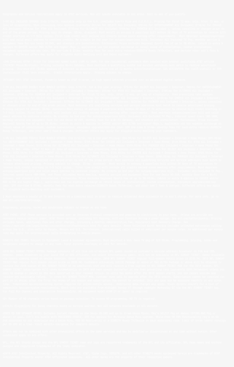 Directv Offer Legal, transparent png #7171505