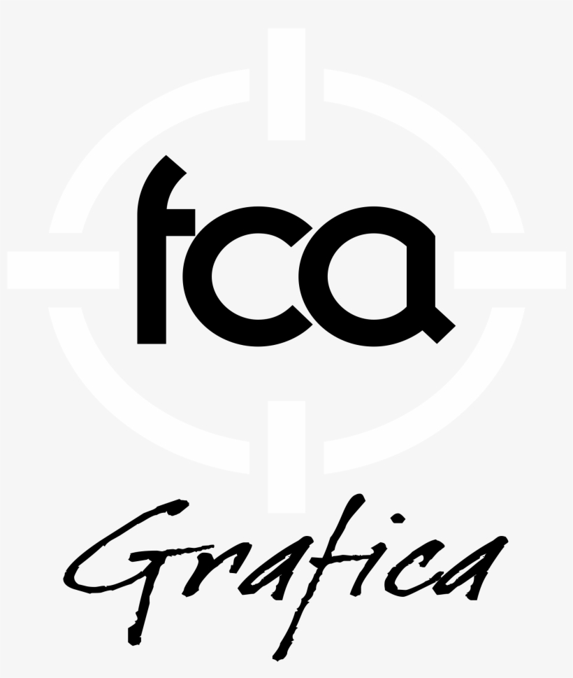 Fca Grafica Logo Black And White, transparent png #7173021