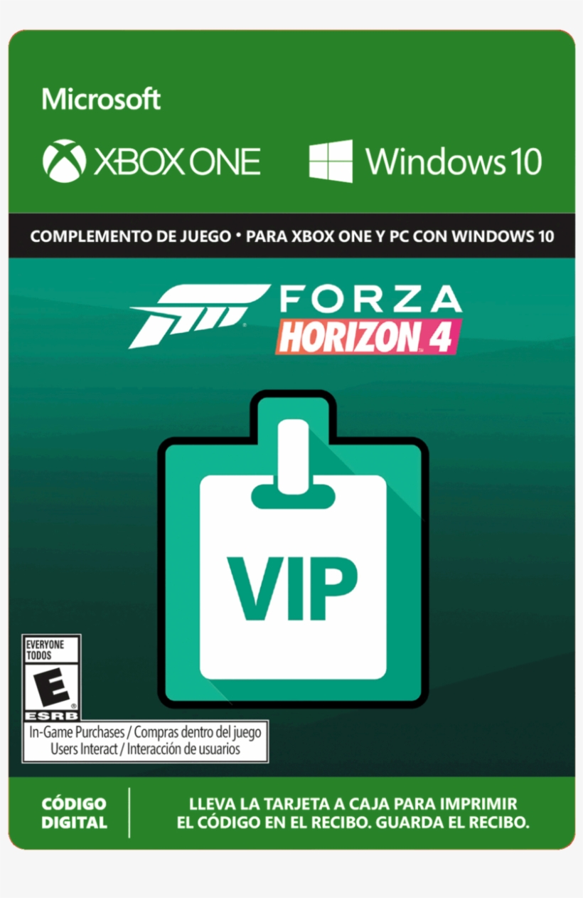 Forza Horizon 4 Membresía Vip, transparent png #7173517