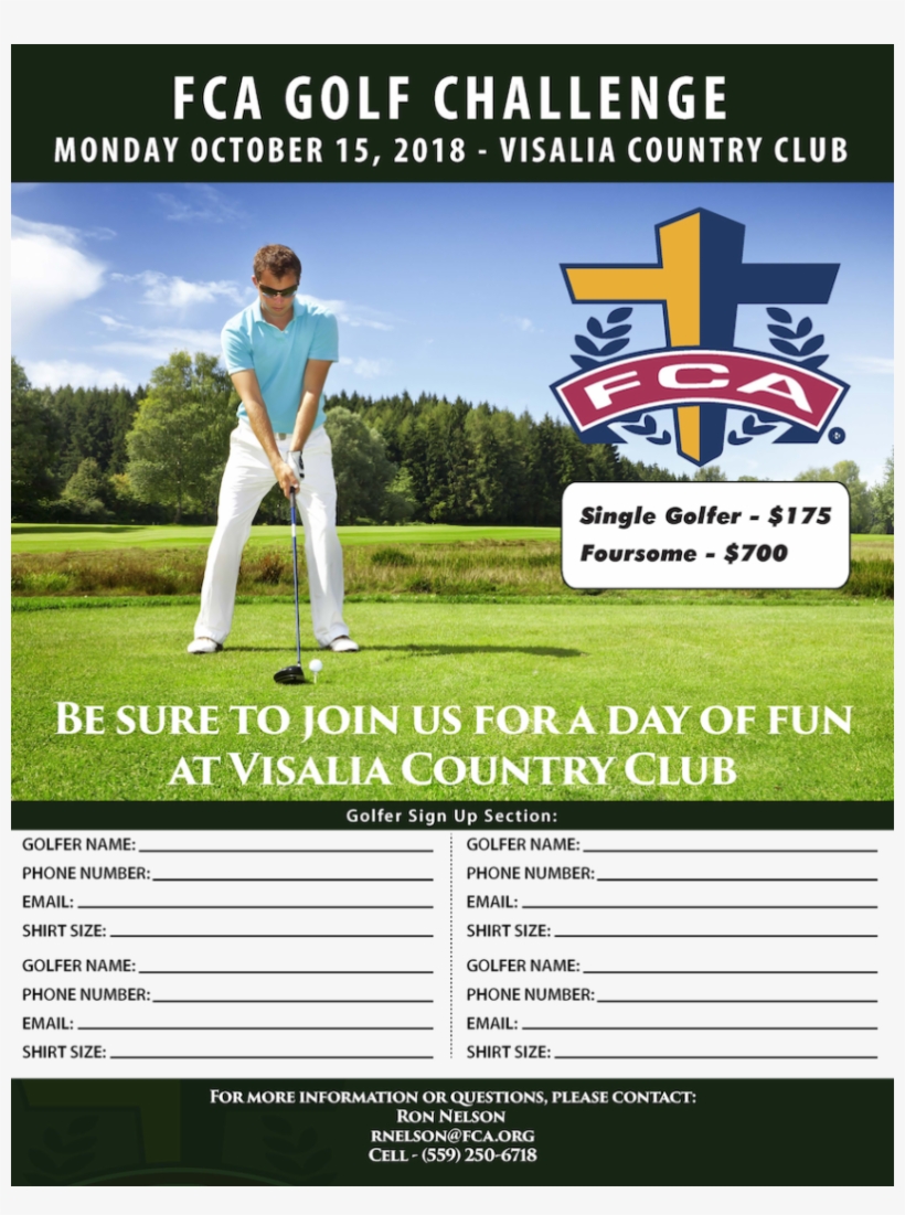 Fca Golf Challenge, transparent png #7173560