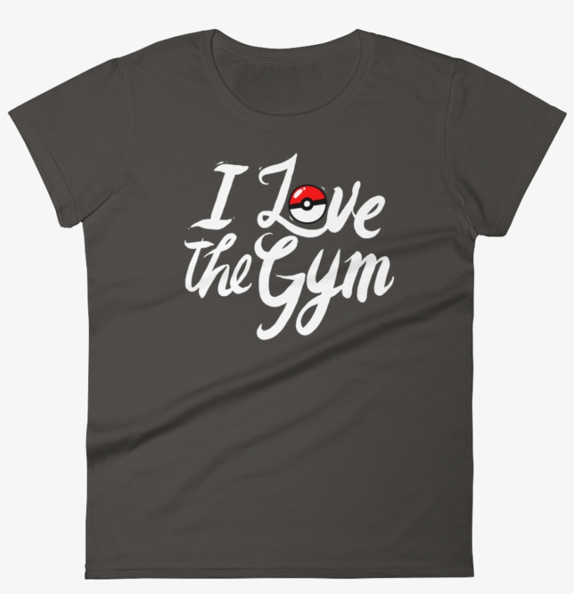 Women's Tshirt Love Gym, transparent png #7173772