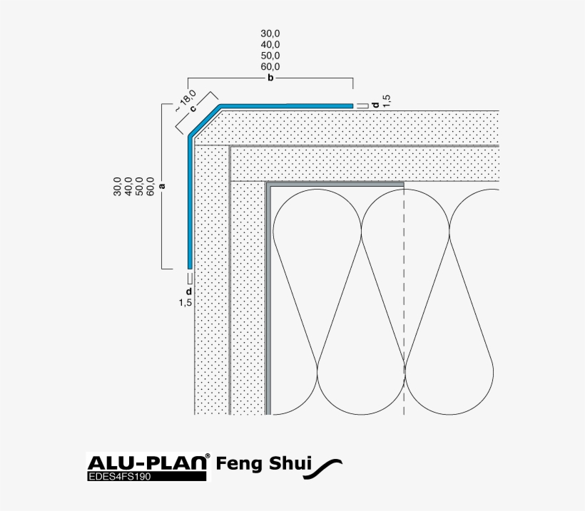 Aluplan Eckschutzprofil Edes4fs190, transparent png #7174563