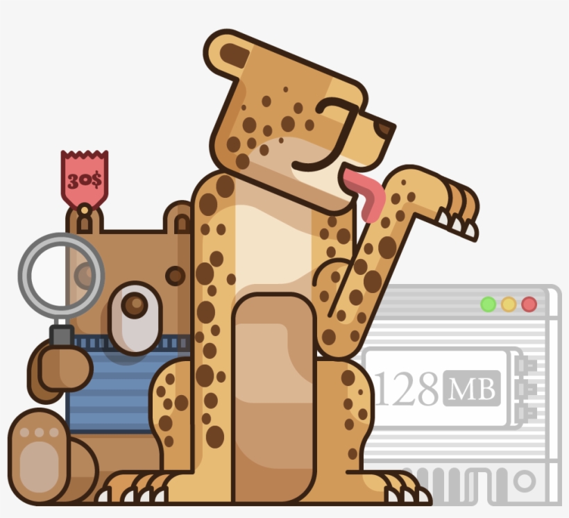 Macos - 1 - Cheetah, transparent png #7177775