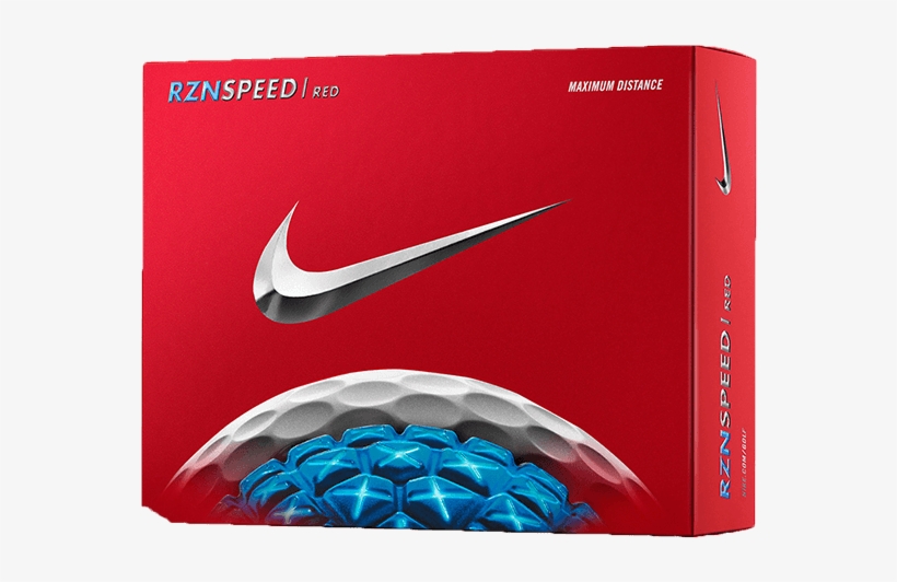 Nike Golf Rzn Speed Red 12 Golf Balls, transparent png #7179771