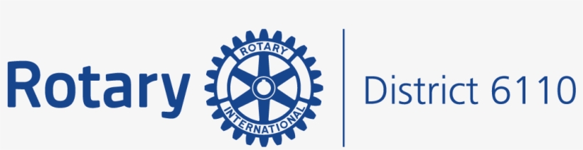Rotary District 6110 Logo Blue Spread, transparent png #7181567