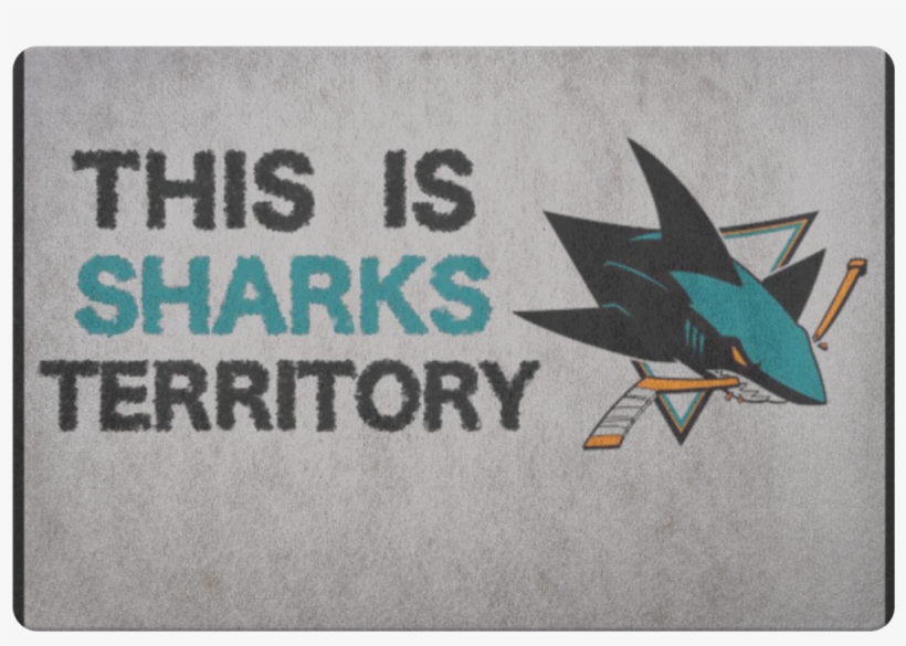 San Jose Sharks Welcome Doormat Hockey Decor Sports, transparent png #7181961