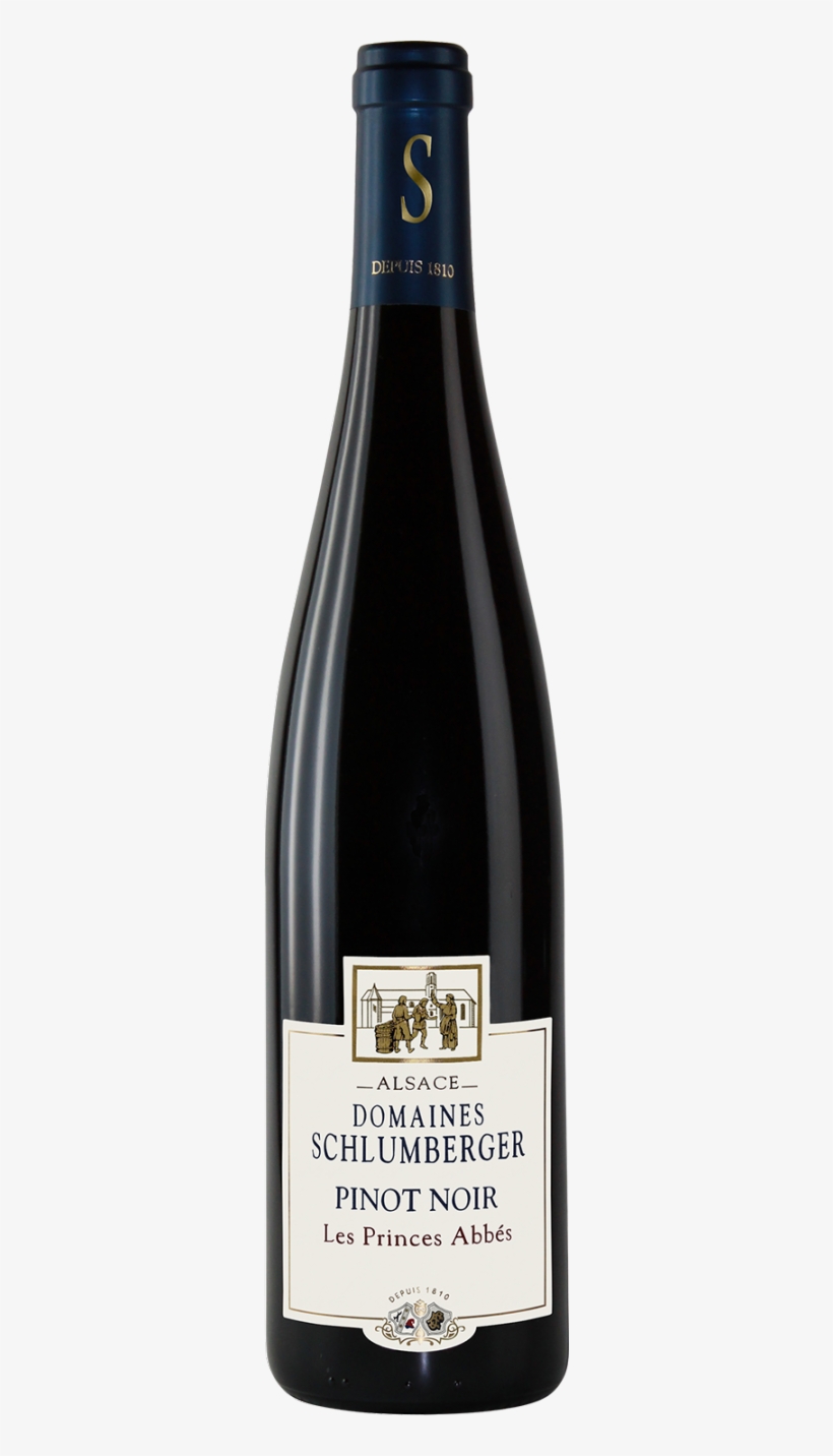 Domaines Schlumberger Pinot Noir Les Princes Abbés, transparent png #7182916