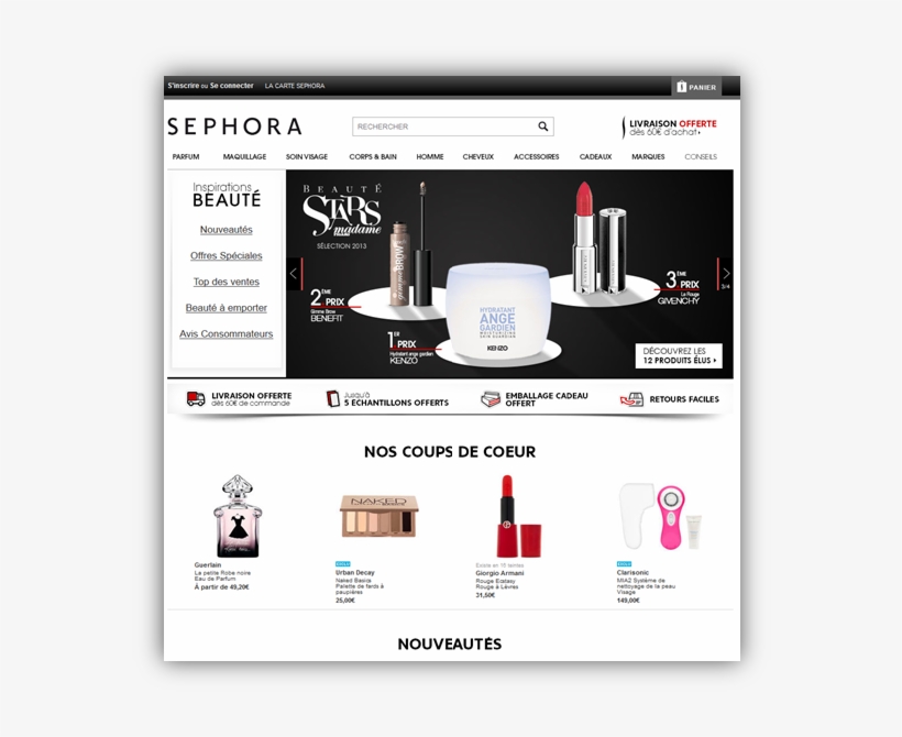 Exploitation De La Licence Beauté Stars Sur Sephora, transparent png #7183003