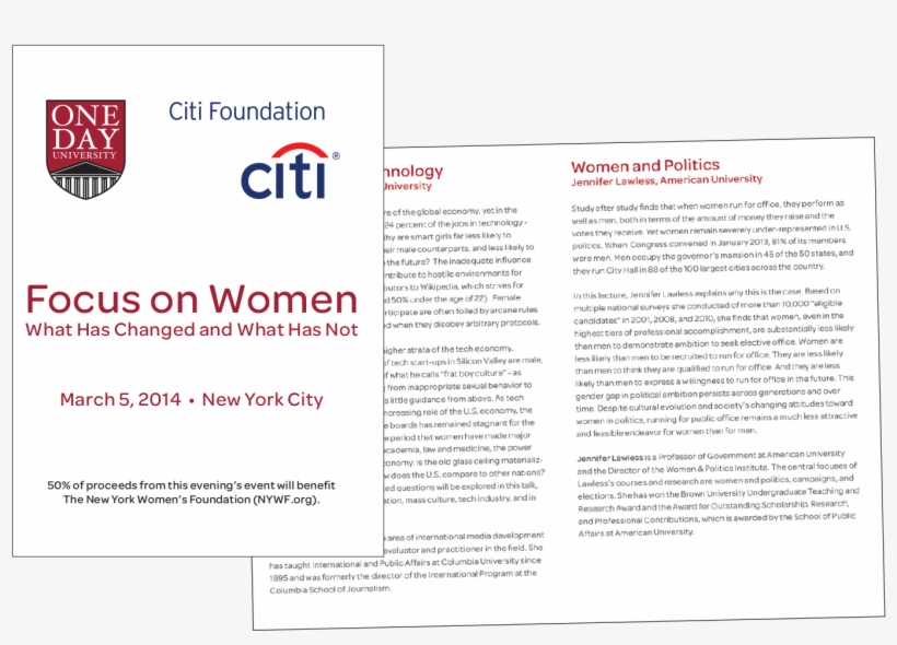 Citi Foundation Asked One Day University To Develop, transparent png #7184193