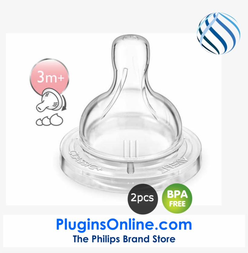 Philips Scf635/27 Silicone Teats Variable Flow 3m, transparent png #7186663