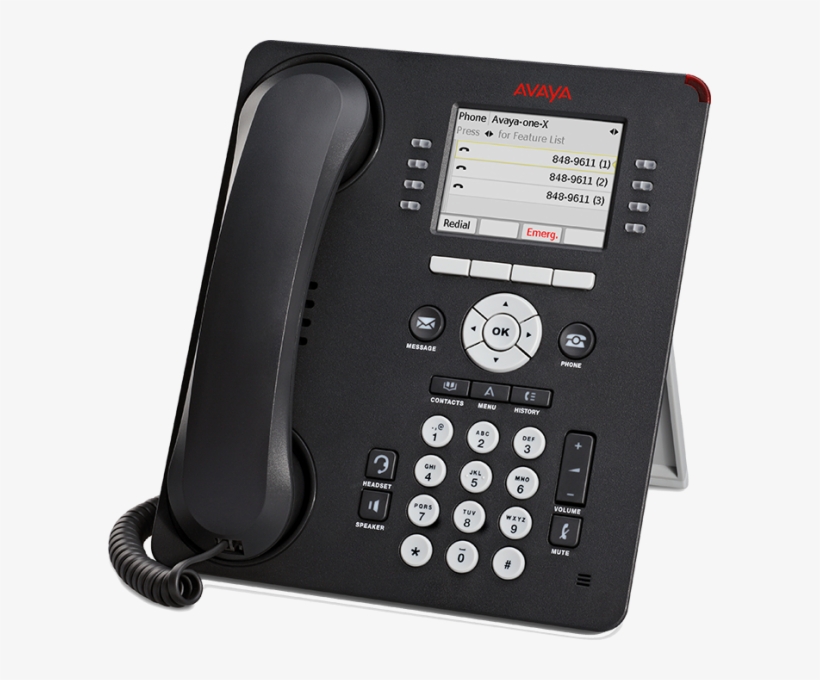 Avaya 9611g Handset, transparent png #7188066