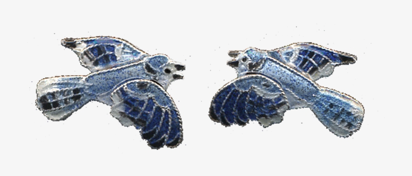 Blue Jay Post Earrings, transparent png #7190620