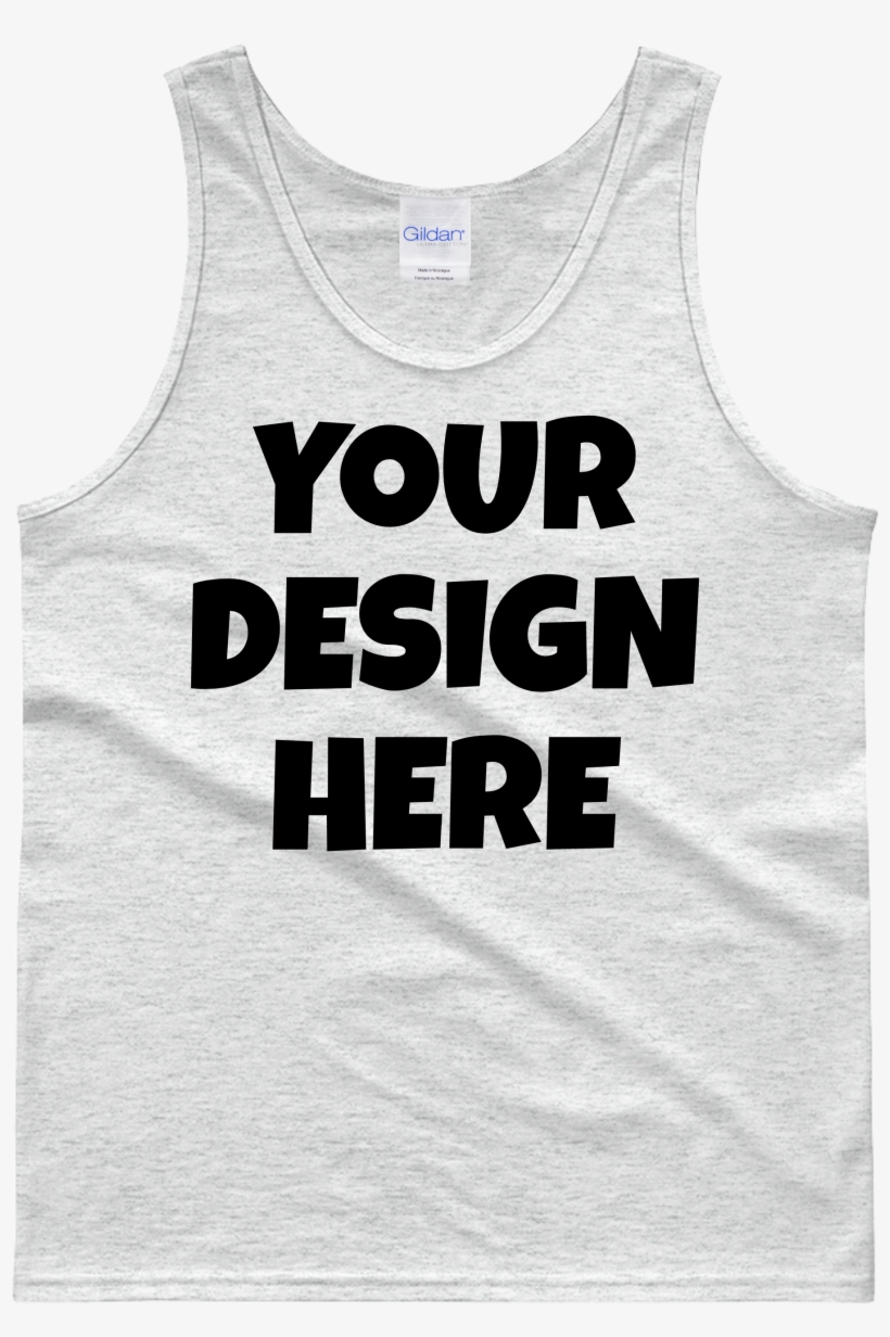 Gildan 2200 Adult Tank Top Mockups, transparent png #7190816