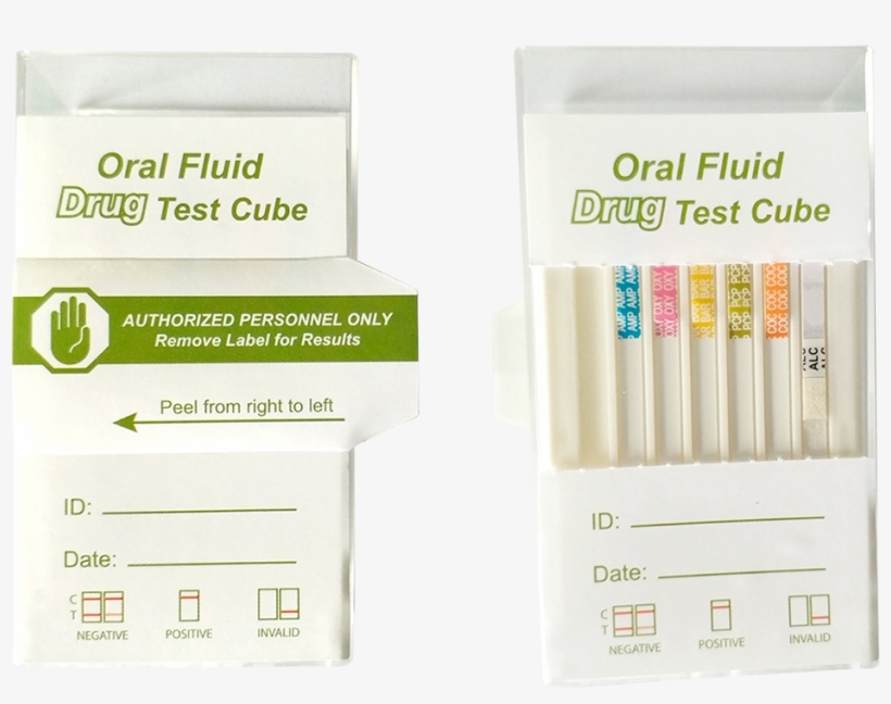 Ce Approved Oral Fluid Drug Test Cube Saliva Drug Test, transparent png #7192224