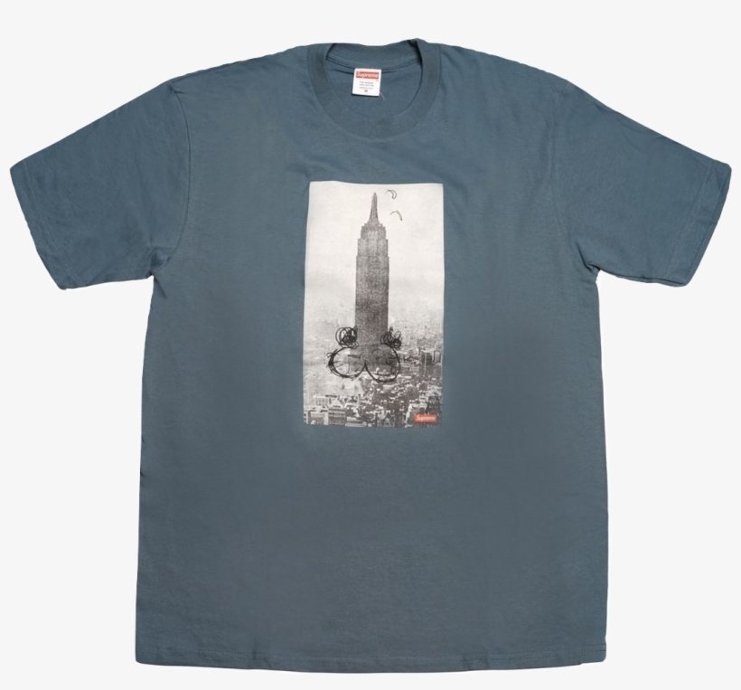 Supreme/mike Kelley The Empire State Building Tee, transparent png #7193377