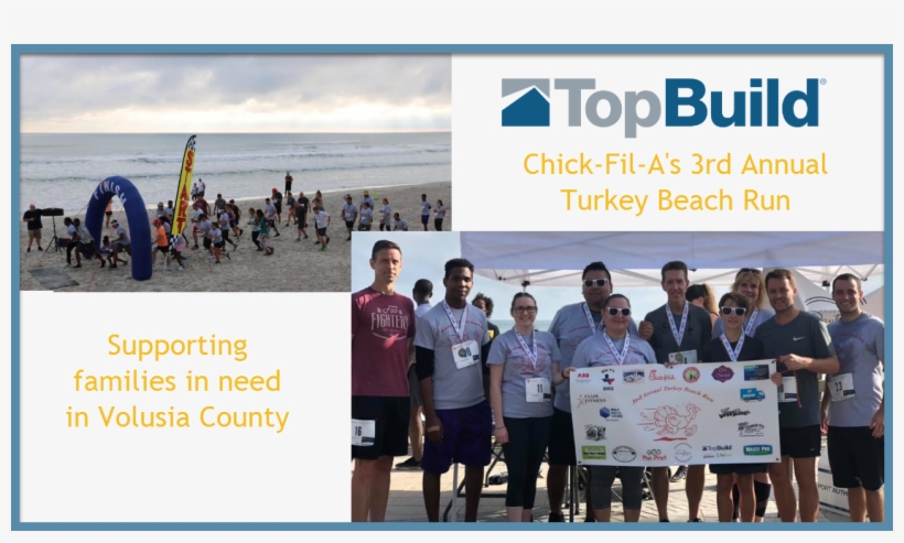 Topbuild Was Pleased To Sponsor Chick Fil A's 3rd Annual, transparent png #7193620