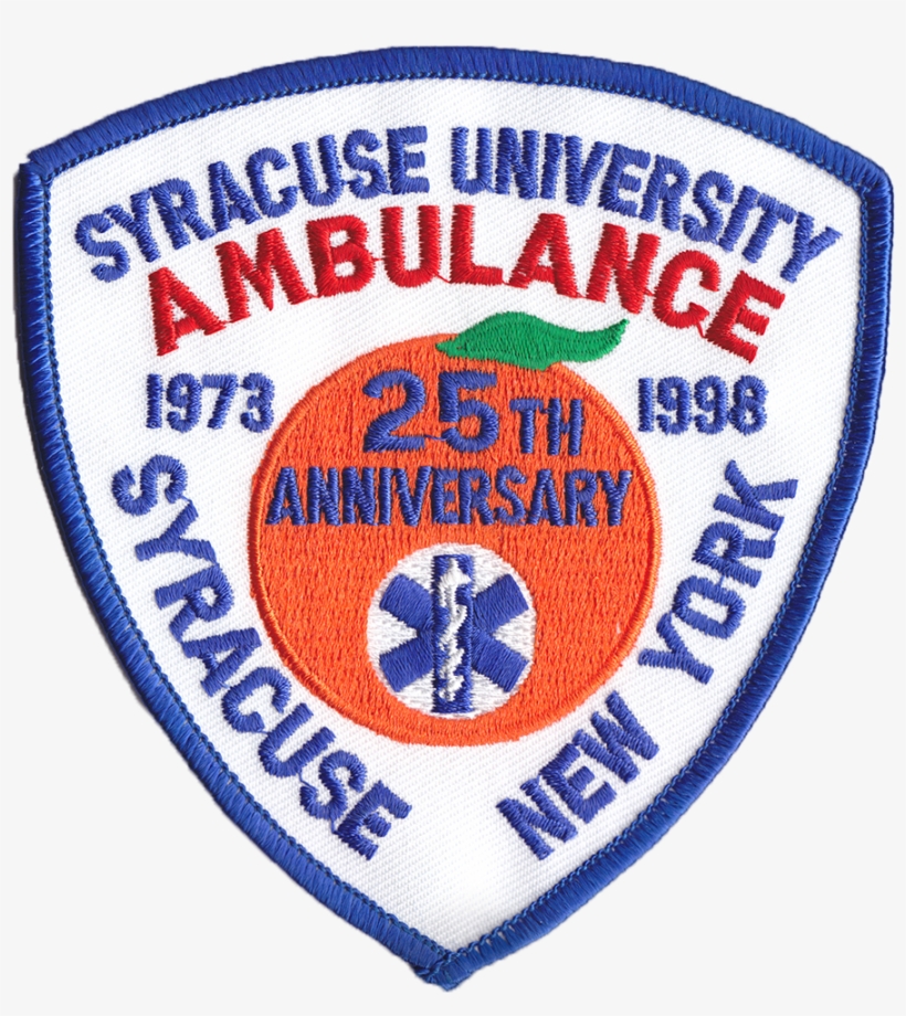 Syracuse University Ambulance Anniversary Patch, transparent png #7193766