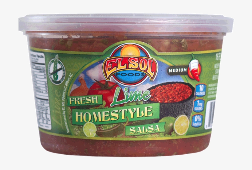 Lime Medium Salsa 16oz, transparent png #7193957