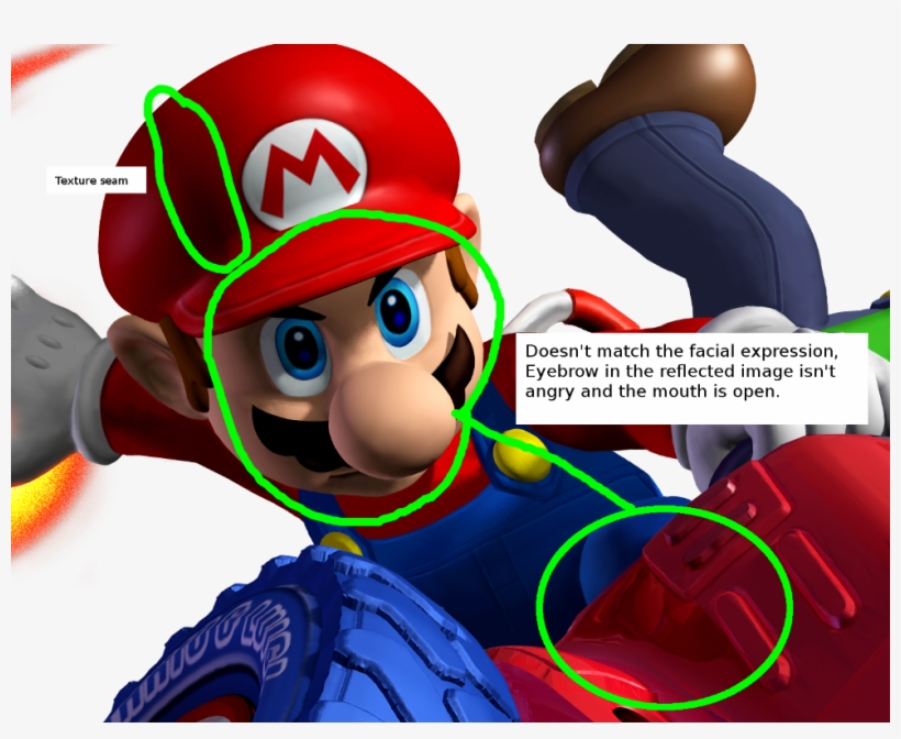 Seriously, Mario's Reflection There Blew My Mind, transparent png #7194507