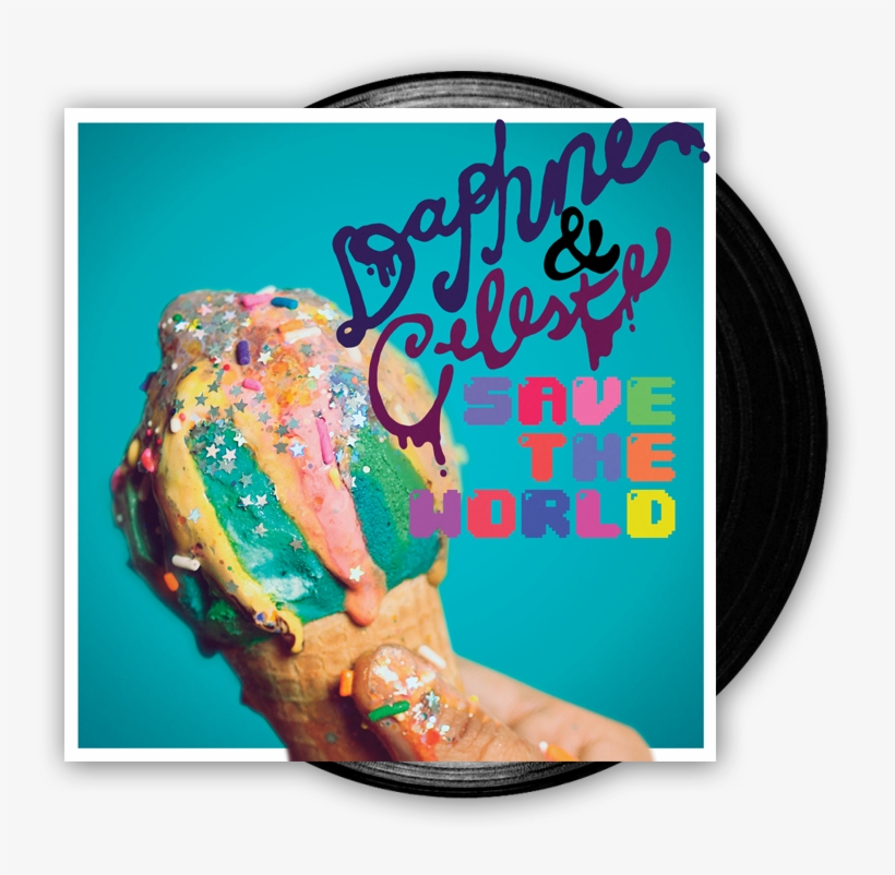 Daphne & Celeste Save The World Black Vinyl $24, transparent png #7196094