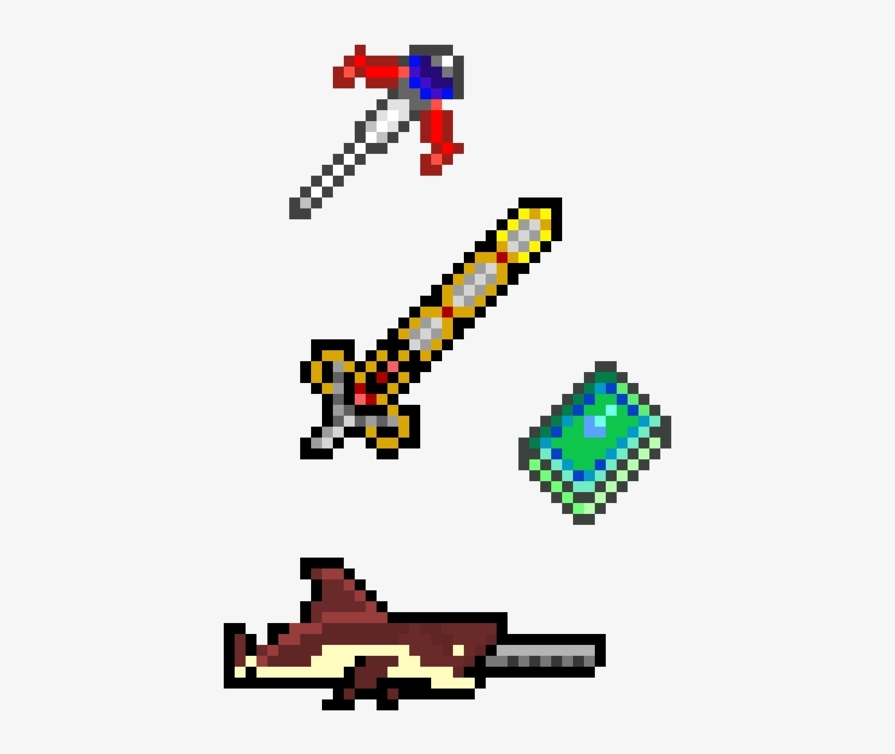 Terraria Weapons, transparent png #7198931