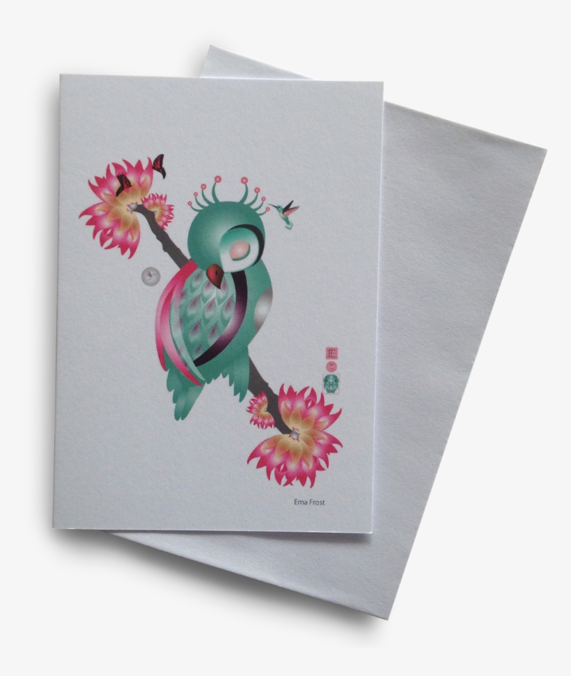 Sleeping Ruru Poppy Card, transparent png #7198934