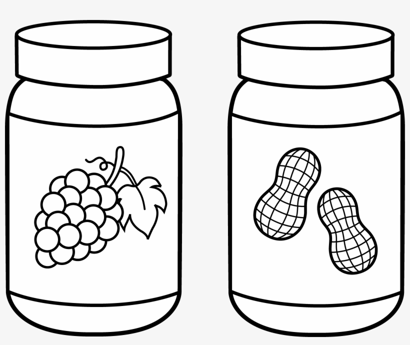 Peanut Drawing At Getdrawings - Peanut Butter For Coloring, transparent png #720157