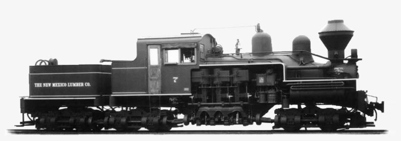 Vintage Train Png - Class C Shay Locomotive, transparent png #720237