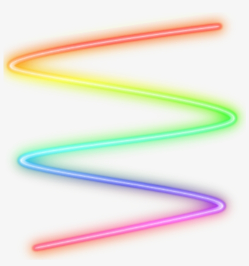 Neon Light Neonlights Lights Ftestickers Tumblr - Light, transparent png #720278