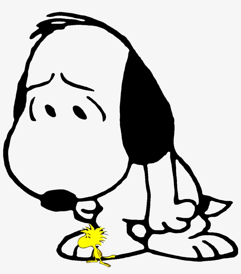 Pin By Jennifer Hochberg Toller On Snoopy - Snoopy Sad, transparent png #720617