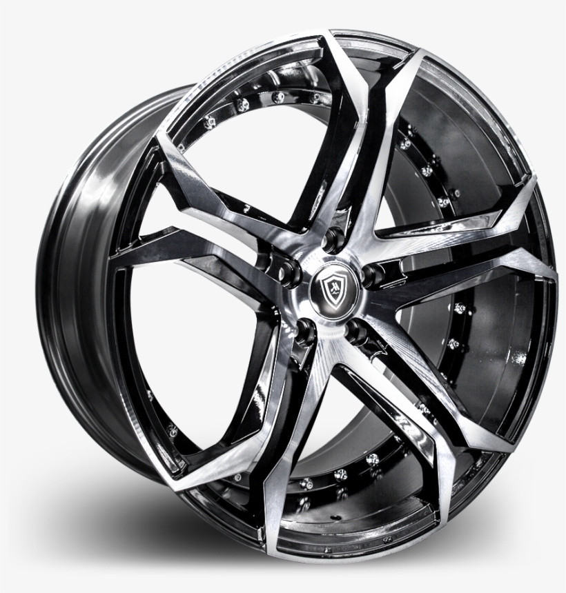 M3284 Marquee Wheel Smoke Polish Black Side, transparent png #720721