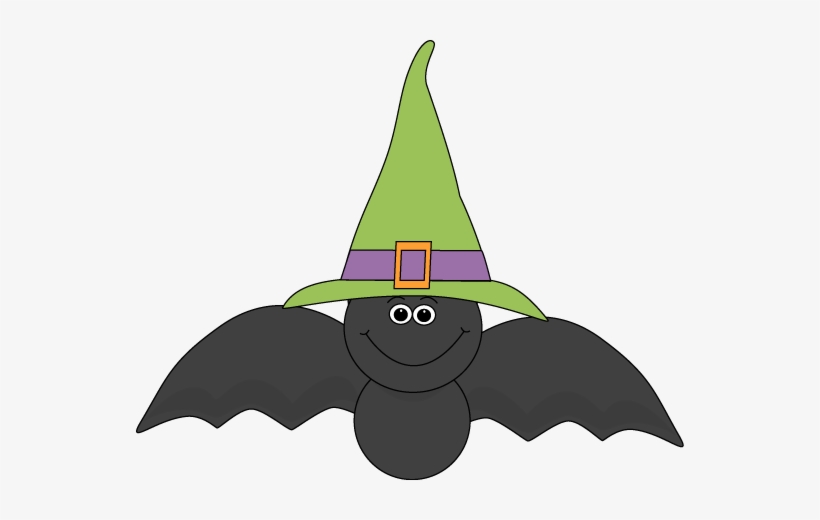 28 Collection Of Cute Halloween Bats Clipart - Bat With A Hat, transparent png #720926