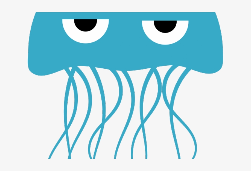 Sea Monster Clipart Jellyfish - Jellyfish Cartoon Png, transparent png #721284