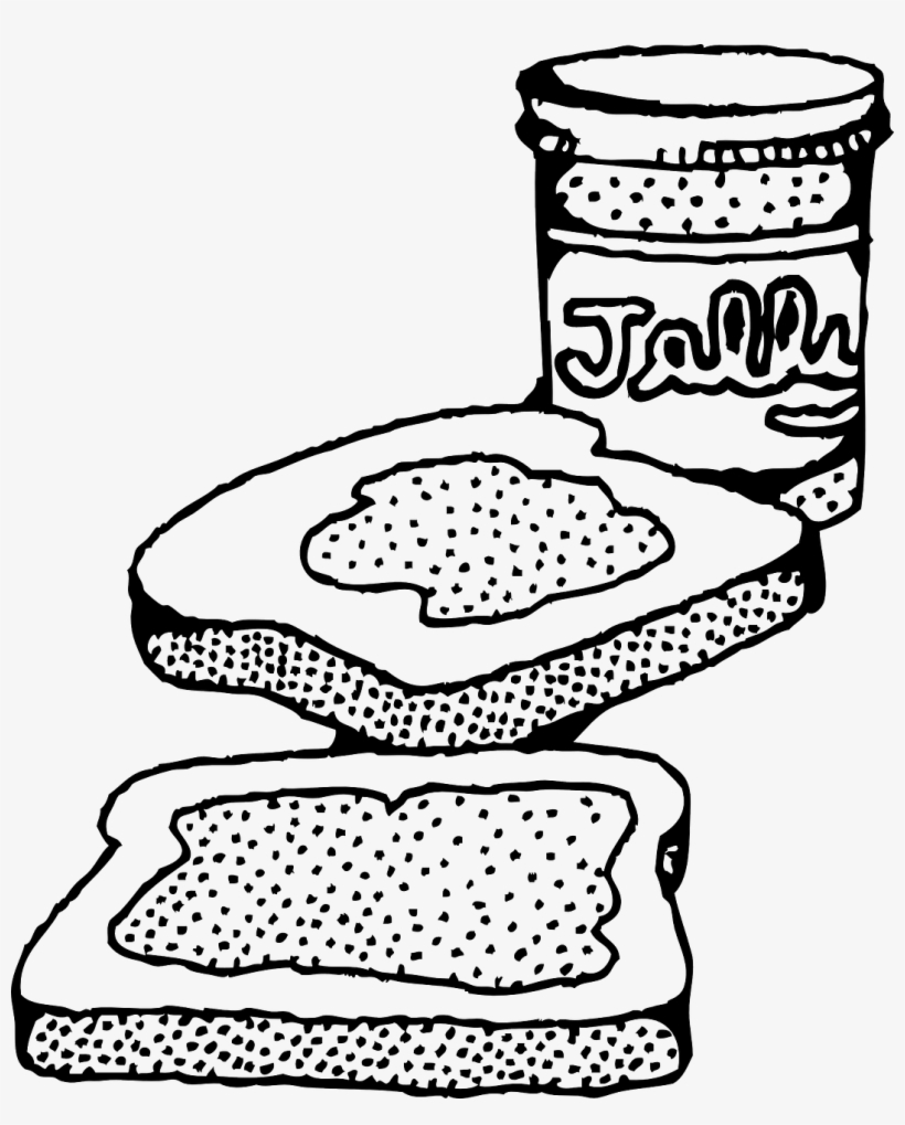 Peanut Butter And Jelly Sandwich Svg Clip Arts 504, transparent png #721586