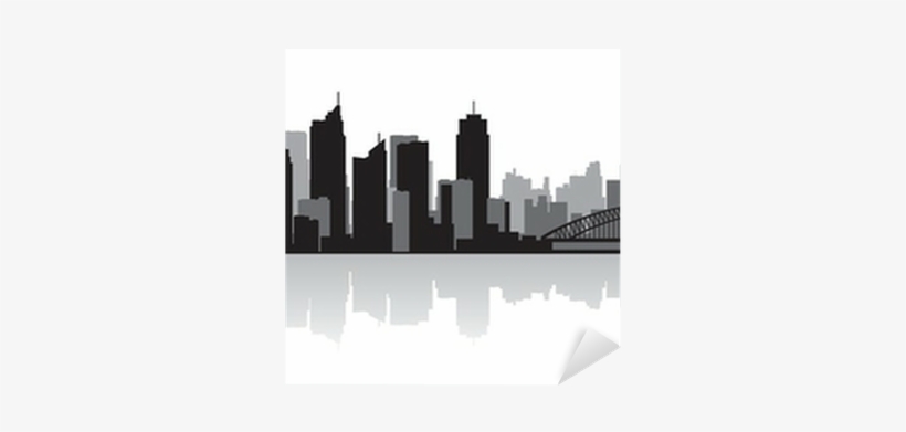 City Silhouette Vector Png Download - Sydney Skyline Sunrise, transparent png #722104