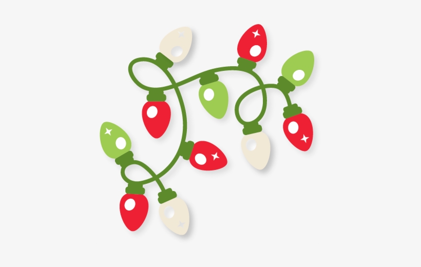 Christmas Lights Clipart File - Computer File, transparent png #722178