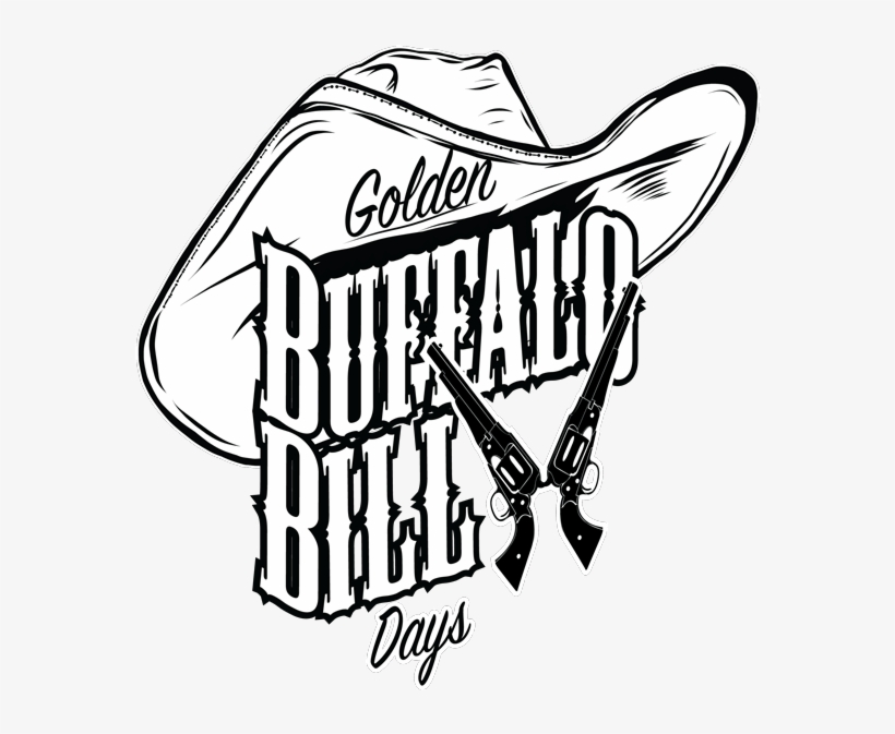 Buffalo Bill Clipart Black And White - Design, transparent png #722403