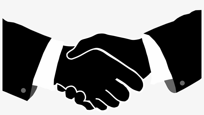 Greeting Hands Handshake Shaking Handshake - Hand Shaking Clipart Png, transparent png #722687