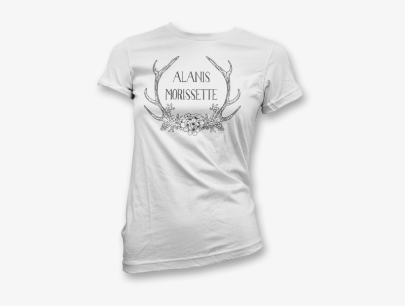 Antlers T-shirt - Women's - T Shirt, transparent png #723075